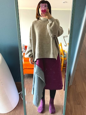 「eyeye（アイアイ）のアイテム」を使った、Harukaさん（レディース・159cm）の春コーディネート