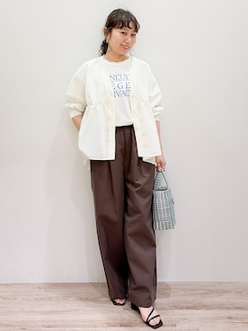 RISAYANさん（レディース・157cm）の春コーディネート