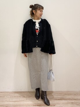 RISAYANさん(レディース・157cm)の冬コーディネート