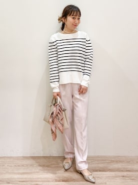 「COCUE（コキュ）のアイテム」を使った、RISAYANさん（レディース・157cm）の春コーディネート