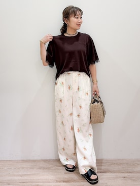 RISAYANさん（レディース・157cm）の夏コーディネート