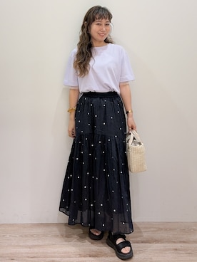 RISAYANさん（レディース・157cm）の夏コーディネート