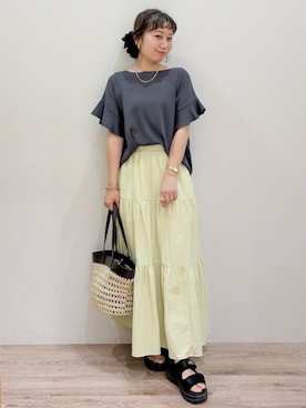 RISAYANさん（レディース・157cm）の夏コーディネート