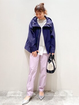 「アイテム（チャーム）」を使った、RISAYANさん（レディース・157cm）の春コーディネート