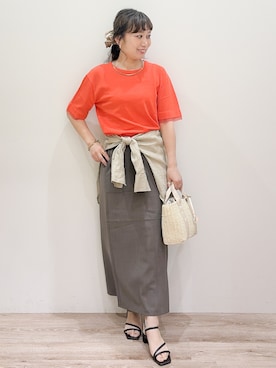 RISAYANさん（レディース・157cm）の春コーディネート