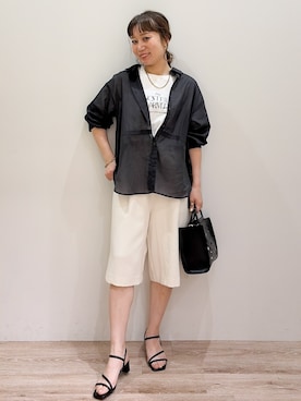RISAYANさん（レディース・157cm）の春コーディネート