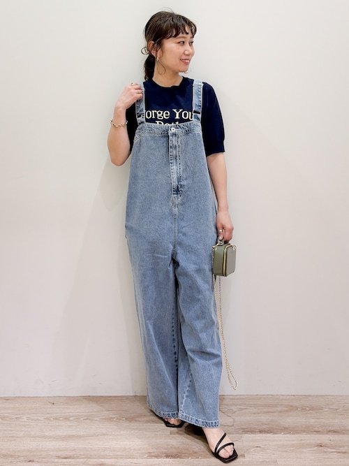 センソユニコ　ルクルカグレー　デニムサロペット サイズ38　ワンピース デニムサロペット【洗濯機OK】（サロペット/オーバーオール