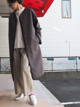 「yuni（ユニ　）のアイテム（ジャケット/アウター）」を使った、clever elephantさん（レディース・154cm）の秋コーディネート
