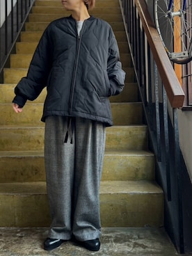 「ショートブルゾン」｜clever elephantさん（レディース・154cm）の秋コーディネート