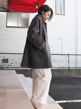 「yuni（ユニ　）のアイテム（ジャケット/アウター）」を使った、clever elephantさん（レディース・154cm）の秋コーディネート