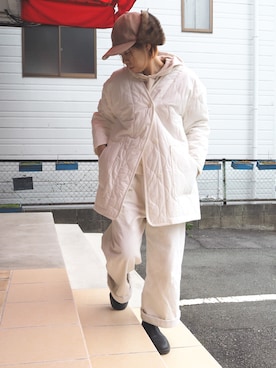 「note et silence （ノートエシロンス）のアイテム（ブルゾン）」を使った、clever elephantさん（レディース・153cm）の冬コーディネート