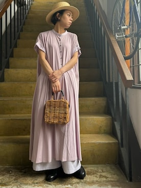 「Odds（オッズ）のアイテム（バッグ）」を使った、clever elephantさん（レディース・154cm）の春コーディネート