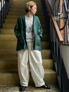 「yuni（ユニ　）のアイテム」を使った、clever elephantさん（レディース・154cm）の春コーディネート