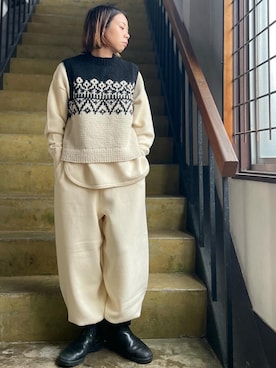 「yuni（ユニ　）のアイテム」を使った、clever elephantさん（レディース・154cm）の冬コーディネート