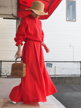 「Odds（オッズ）のアイテム（バッグ）」を使った、clever elephantさん（レディース・154cm）の春コーディネート