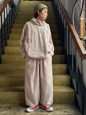 「ヤッケ」｜clever elephantさん（レディース・154cm）の春コーディネート