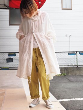「note et silence （ノートエシロンス）のアイテム（その他アウター）」を使った、clever elephantさん（レディース・153cm）の冬コーディネート