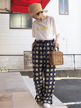 「Odds（オッズ）のアイテム（バッグ）」を使った、clever elephantさん（レディース・154cm）の春コーディネート