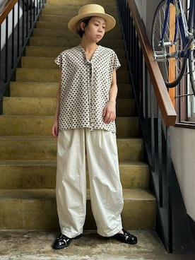 「prit（プリット）のアイテム」を使った、clever elephantさん（レディース・154cm）の春コーディネート