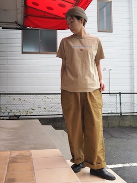 「OMNIGOD（オムニゴッド）のアイテム」を使った、clever elephantさん（レディース・154cm）の冬コーディネート