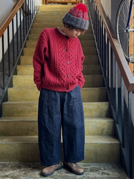 「yuni（ユニ　）のアイテム」を使った、clever elephantさん（レディース・154cm）の冬コーディネート