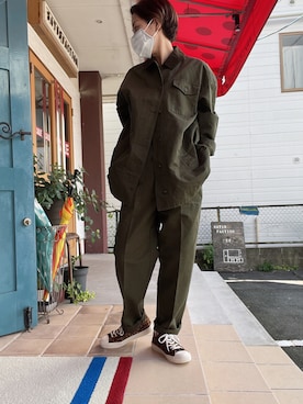 「yuni（ユニ　）のアイテム（ジャケット/アウター）」を使った、clever elephantさん（レディース・153cm）の夏コーディネート