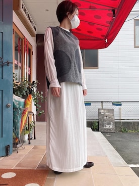 「nitca（ニトカ）のアイテム」を使った、clever elephantさん（レディース・153cm）の夏コーディネート