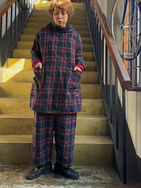 「アイテム（チュニック）」を使った、clever elephantさん（レディース・154cm）の秋コーディネート