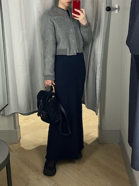 「GUCCI（グッチ）のアイテム（バッグ）」を使った、りほさん（レディース・158cm）の冬コーディネート