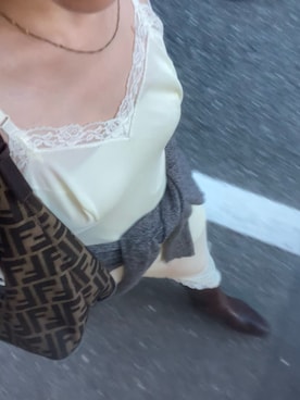 「レースワンピース」｜りほさん（レディース・158cm）の夏コーディネート