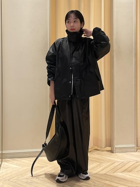 「アイテム（その他アウター）」を使った、TENDOさん（レディース・153cm・20代）の秋コーディネート