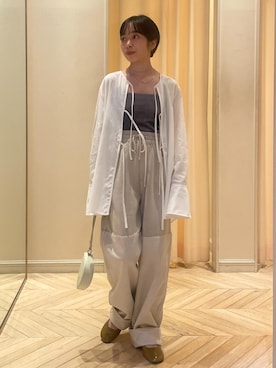 「アイテム（キーホルダー）」を使った、TENDOさん（レディース・153cm）の秋コーディネート