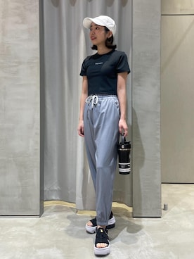 「アイテム（キャップ）」を使った、TENDOさん（レディース・153cm・20代）の春コーディネート