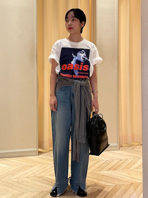 サステナブル】・【新色追加】ルーズフィットアジャストデニム（デニム