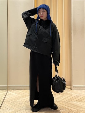 「アイテム（手袋）」を使った、TENDOさん（レディース・153cm）の冬コーディネート