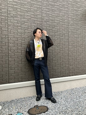 「PUBLUX（パブリュクス）のアイテム（トップス）」を使った、ちむさん（メンズ・175cm）の春コーディネート