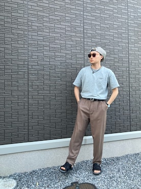 「RAGEBLUE（レイジブルー）のアイテム（Tシャツ/カットソー）」を使った、ちむさん（メンズ・175cm）の春コーディネート