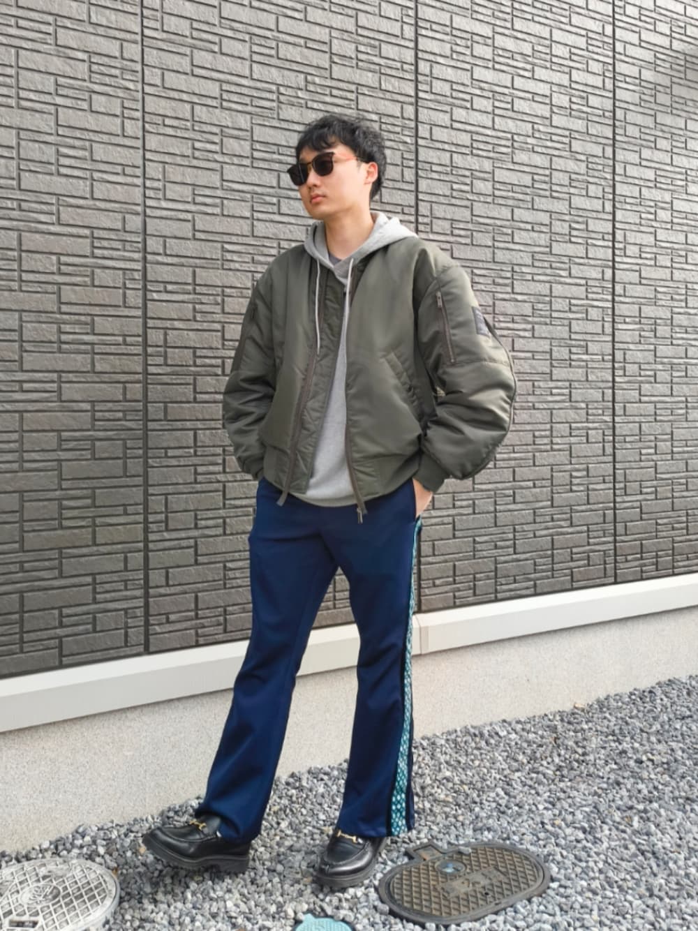 GU MA1 Lサイズ 美品 Lサイズ GU×UNDERCOVER MA-1 フライトジャケット 完売