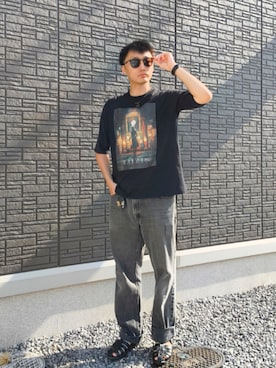 「no brand（ノーブランド）のアイテム」を使った、ちむさん（メンズ・175cm）の夏コーディネート
