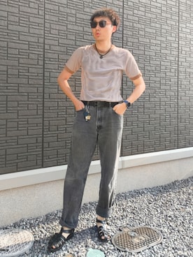 「アイテム（腕時計）」を使った、ちむさん（メンズ・175cm）の夏コーディネート