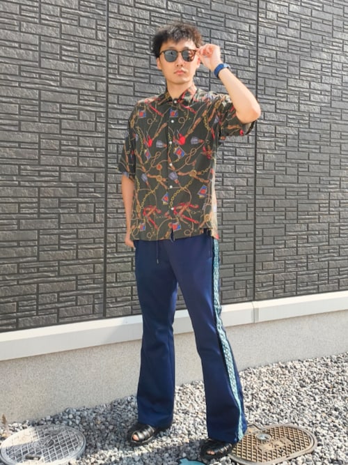 HARE【SETUP】ニットラインベロアジャケット・トラックパンツ HARE【SETUP】ニットラインベロアジャケット・トラックパンツ