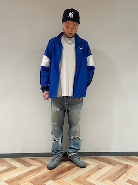 「ストリートファッション」｜「アイテム（ブルゾン）」を使った、ryotaさん（メンズ・171cm）の秋コーディネート