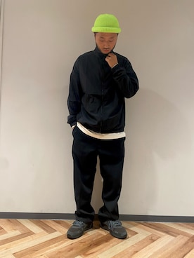 「Reebok（リーボック）のアイテム（ブルゾン）」を使った、ryotaさん（メンズ・171cm）の秋コーディネート