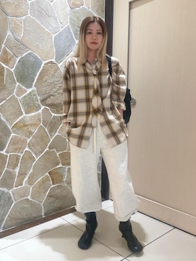 「アダムエロペ」｜Honamiさん（レディース・157cm）の秋コーディネート