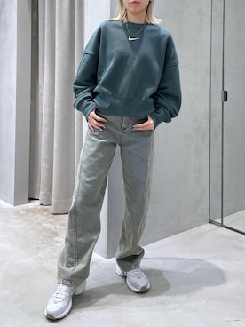 「アイテム（スウェット）」を使った、Honamiさん（レディース・157cm・20代）の秋コーディネート