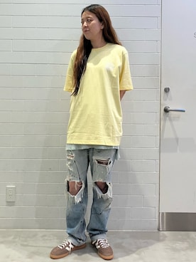 「ローカット」｜YNさん（レディース・172cm）の夏コーディネート