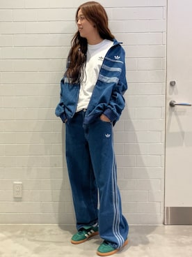 「アイテム（デニムジャケット）」を使った、YNさん（レディース・172cm）の夏コーディネート