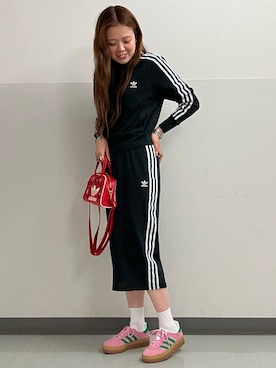 「ニットトップス」｜「アイテム（ジャケット/アウター）」を使った、YNさん（レディース・172cm）の夏コーディネート