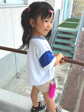「アイテム（トップス）」を使った、KANAさん（レディース・110cm）の秋コーディネート
