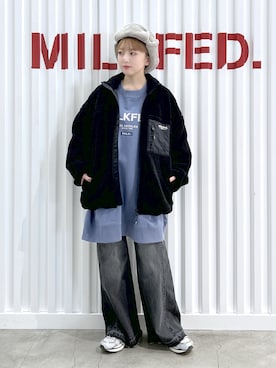 ゆうかさん（レディース・148cm）の冬コーディネート